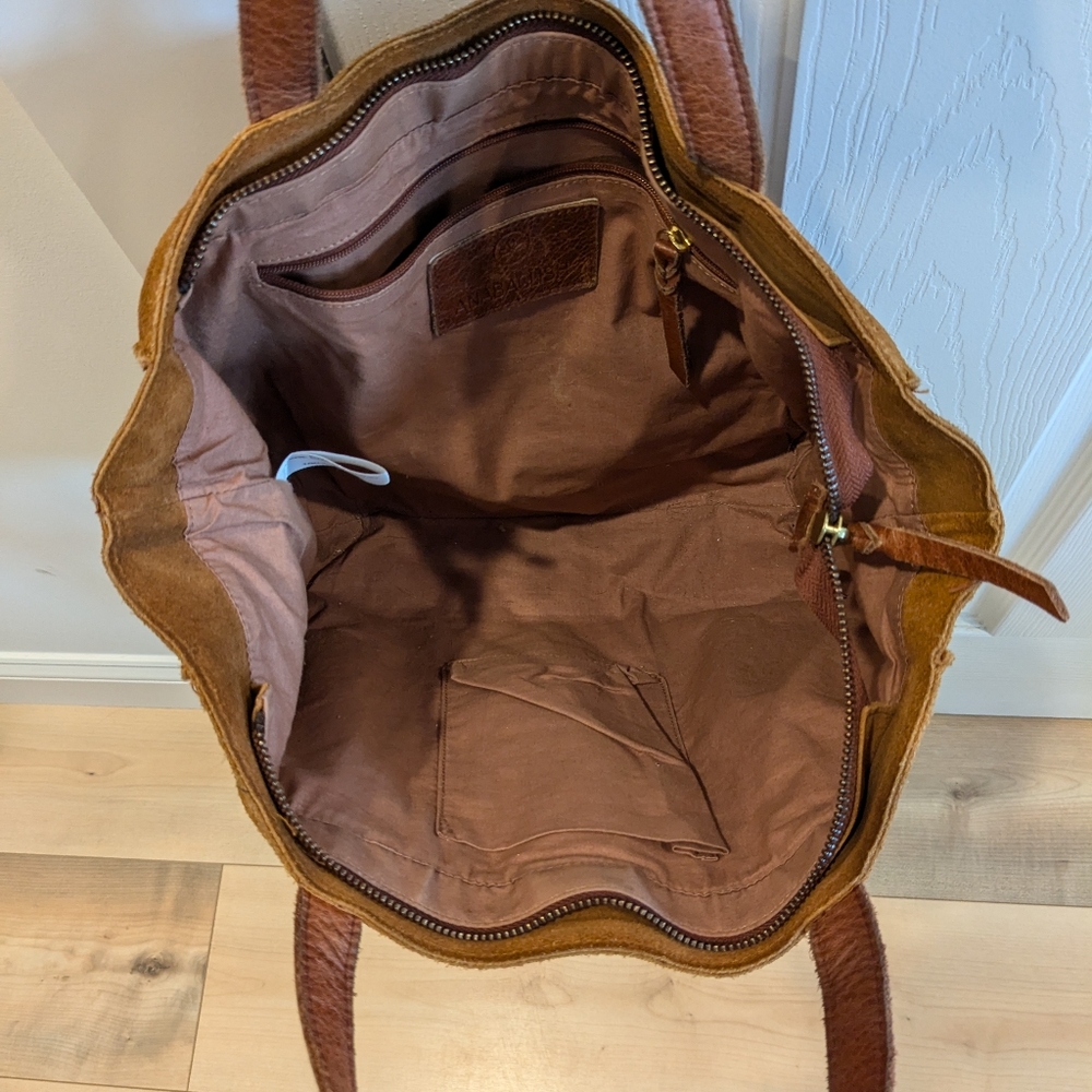 Anabaglish Aurora Suede Tote - Picture 3 of 9